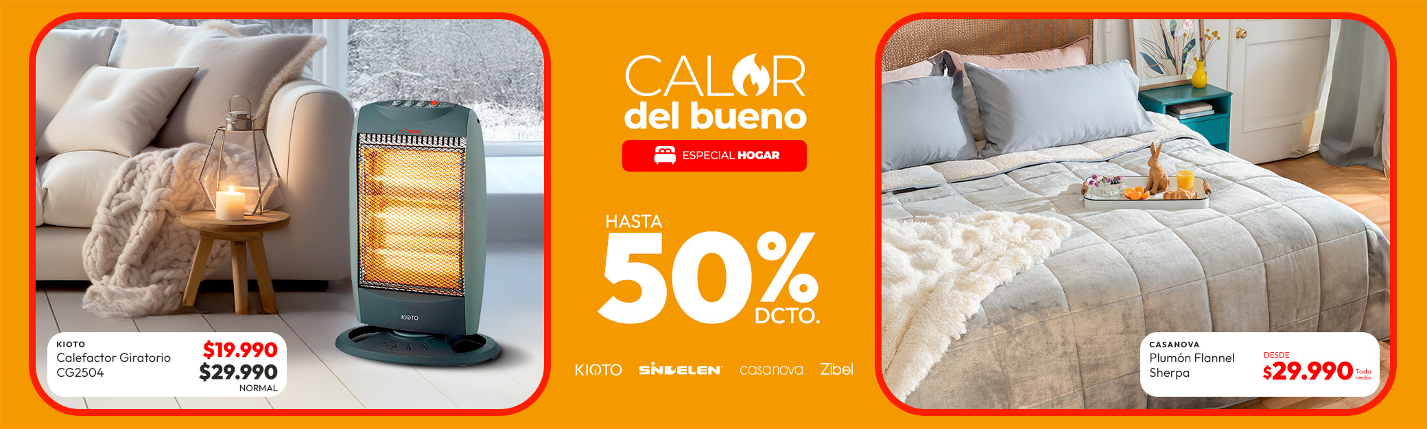 calefacción + Blanco