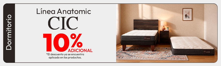 CIC Línea Anatomic 10% dcto adicional