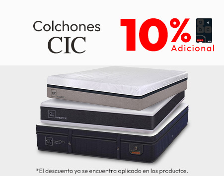 Colchones CIC 10% adicional TLP