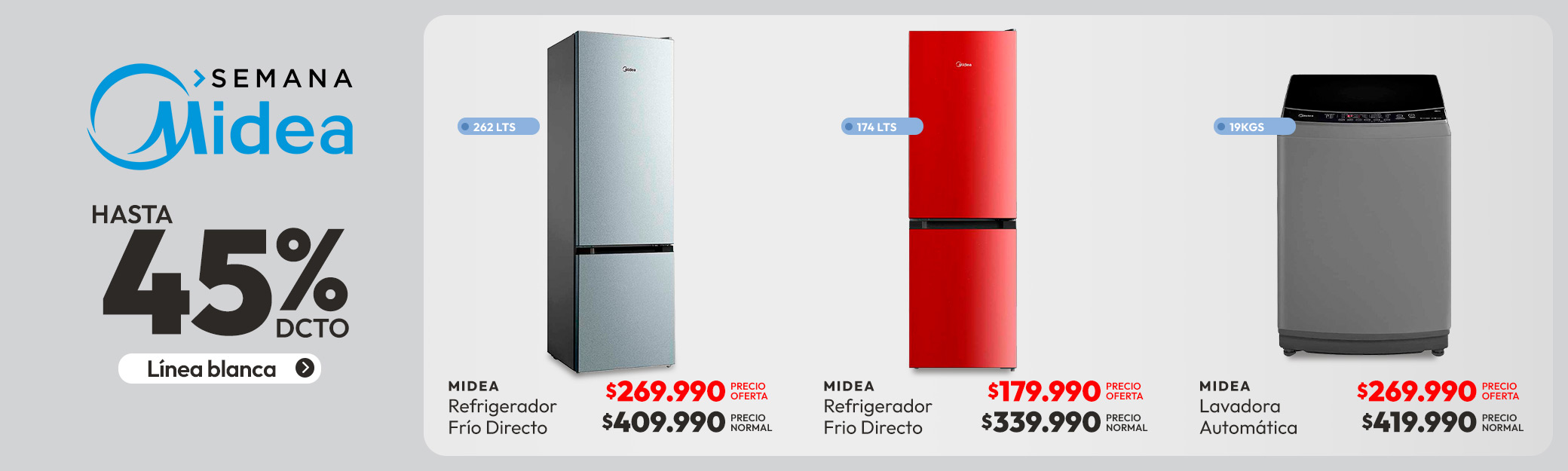 Refrigeración Midea Week