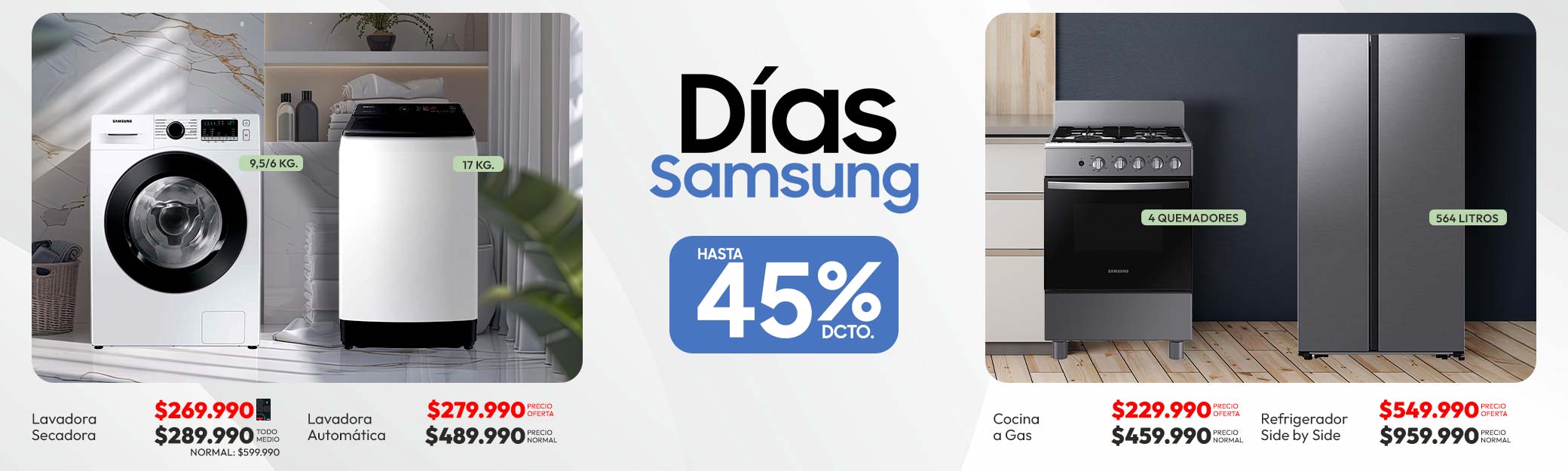 Imperdibles en Linea blanca