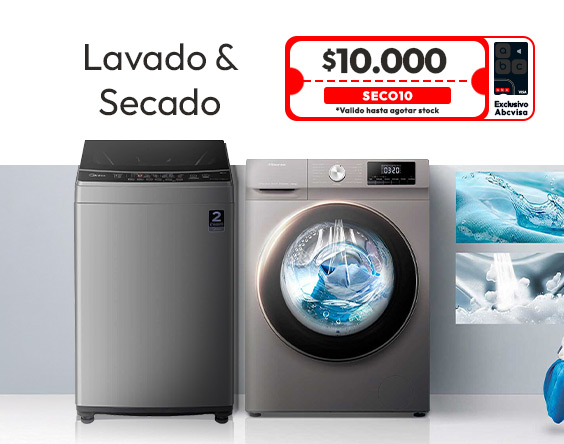 Cupón lavado y secado