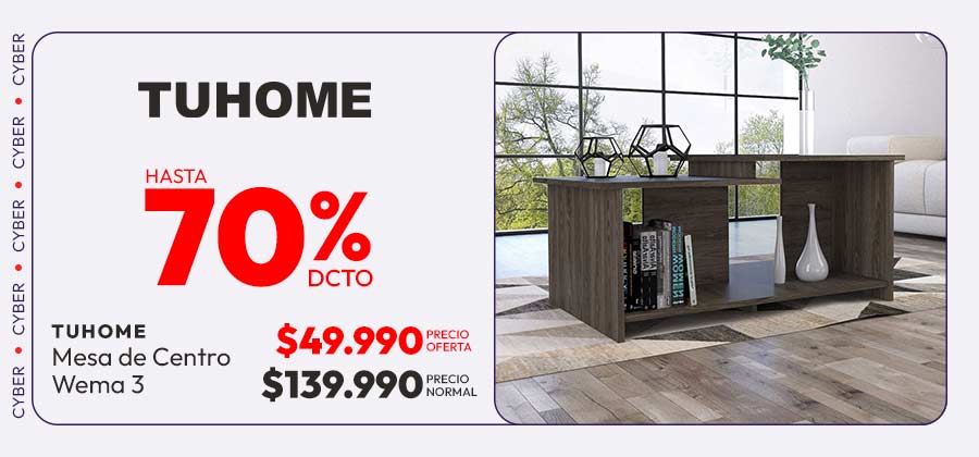 Tuhome hasta 70% dcto