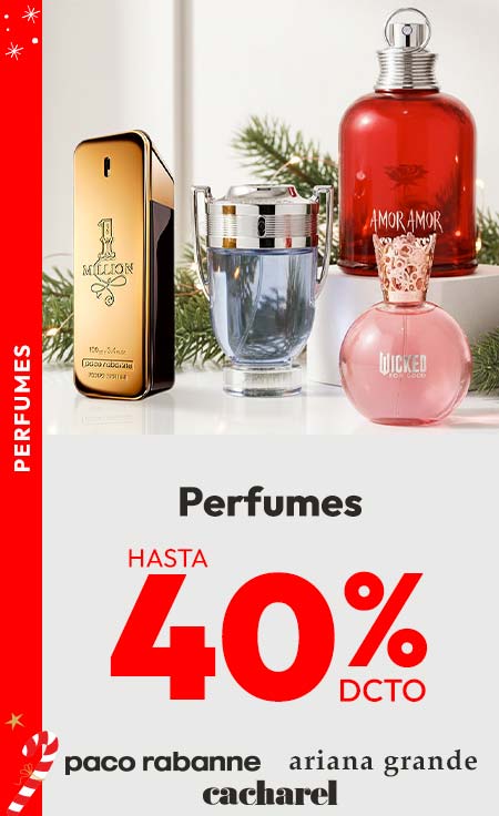 Perfumes hasta 40%
