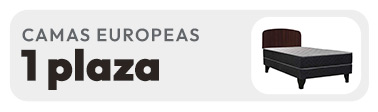 Camas Europeas 1 plaza