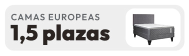 Camas Europeas 1,5 plazas