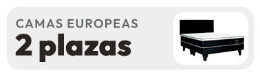 Camas Europeas 2 plazas