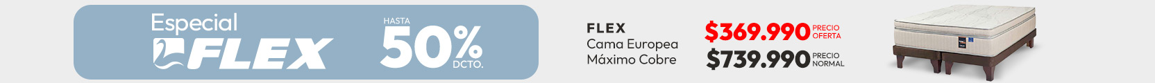 Flex hasta 50%