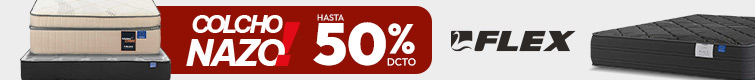 Colchonazo Imperdible Flex hasta 50% dcto