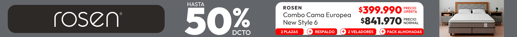 Rosen Hasta 50%