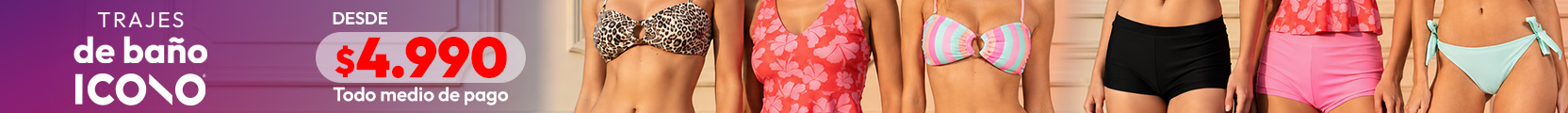 Trajes de baño mujer desde $4.990