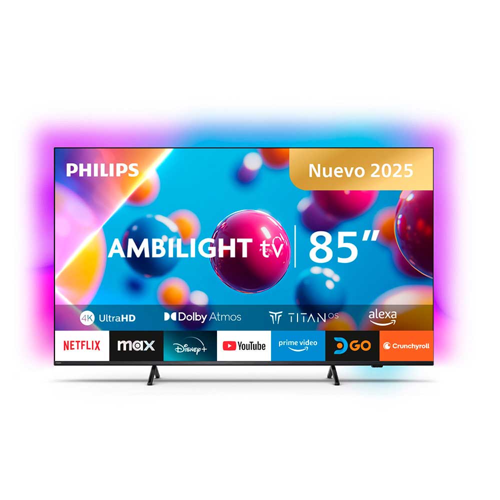 Smart TV LED 85" Philips Titan OS 85PUD8209