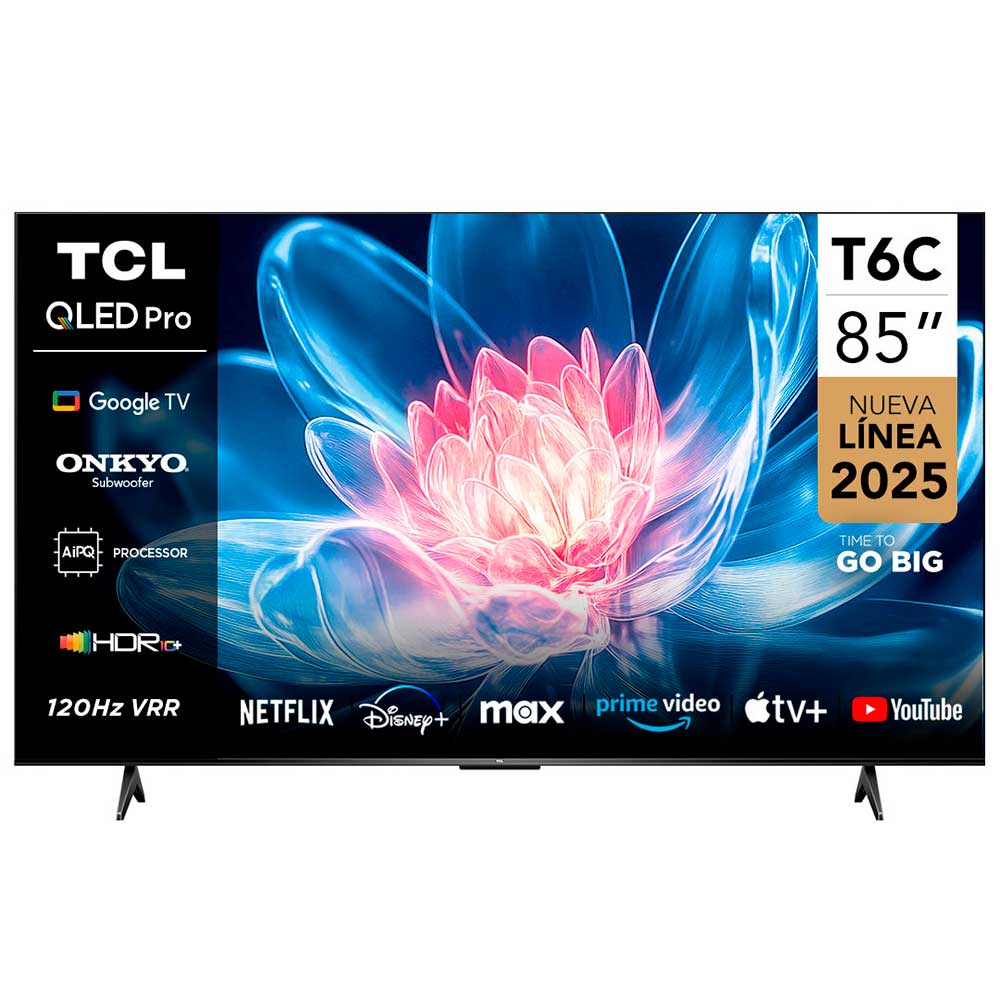 QLED 85" TCL UHD 85T6C