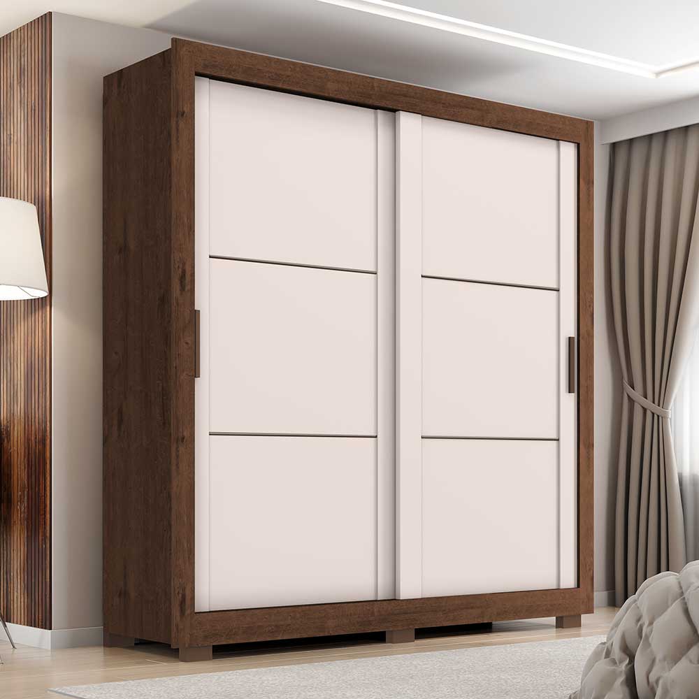 カトロア Clóset Casanova Titanium 2 Puertas 4 Cajones Café Off White | Abc