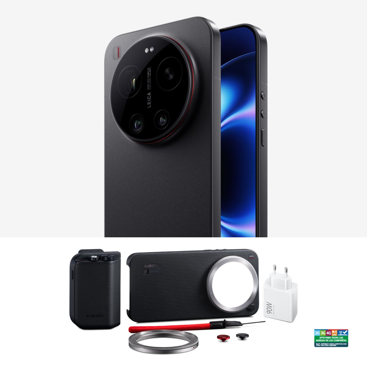 Celular Xiaomi  17 Ultra 5G 512 GB 6,9" Negro