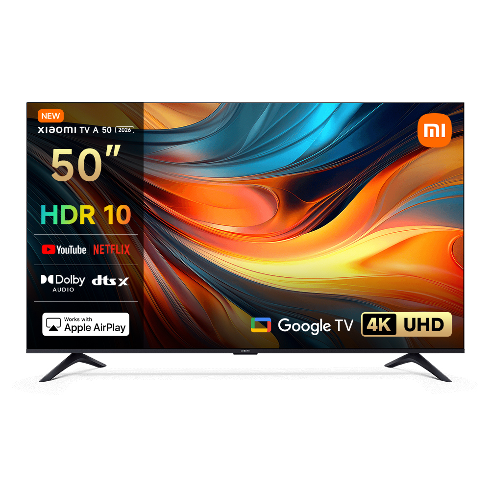 Smart TV LED 50" Xiaomi A 2026 UHD Google TV