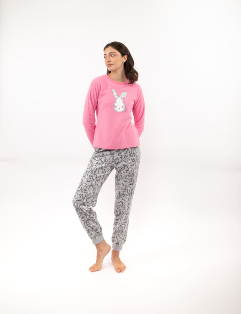 Pijama Manga Larga Con Pantalón Dama Intime 60862 - Corseteria la conchita