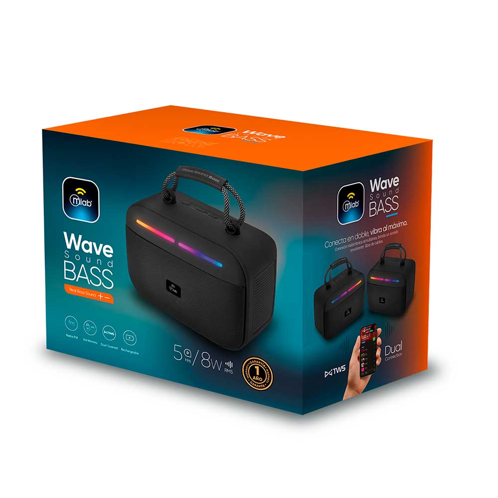 Parlante Bluetooth MLAB 9680 Negro
