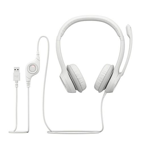 AUDIFONO USB H390 RUIDO OFF LOGITECH -WHITE