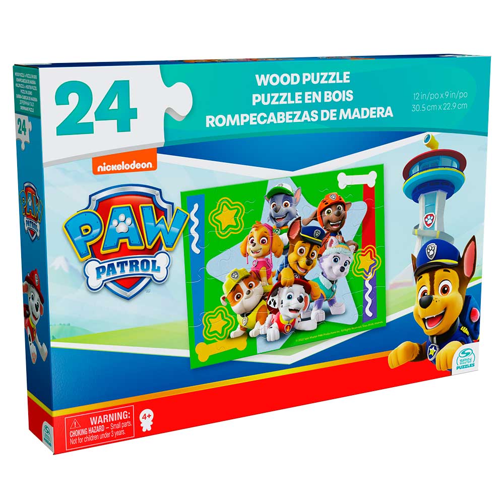 Puzzle Paw Patrol Puzzle Madera 24 Piezas | Abc