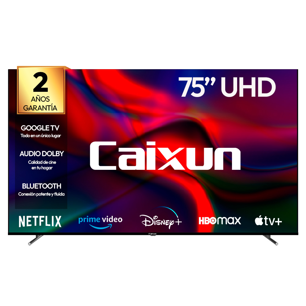 Smart TV LED 75" Caixun 4K Google TV C75VHUG