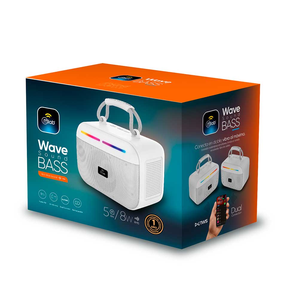 Parlante Bluetooth MLAB 9681 Blanco