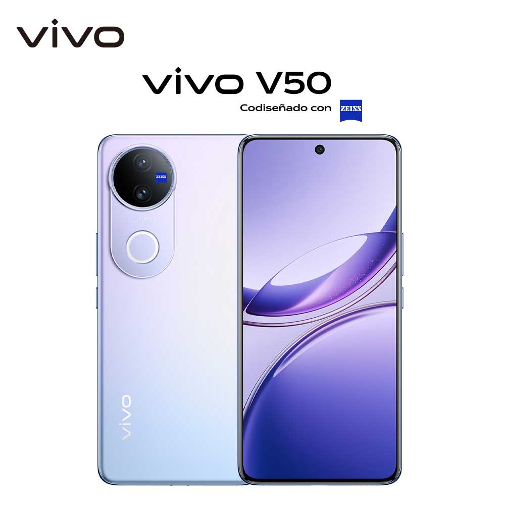Celular Vivo V50 512GB 6,77" Violeta Niebla