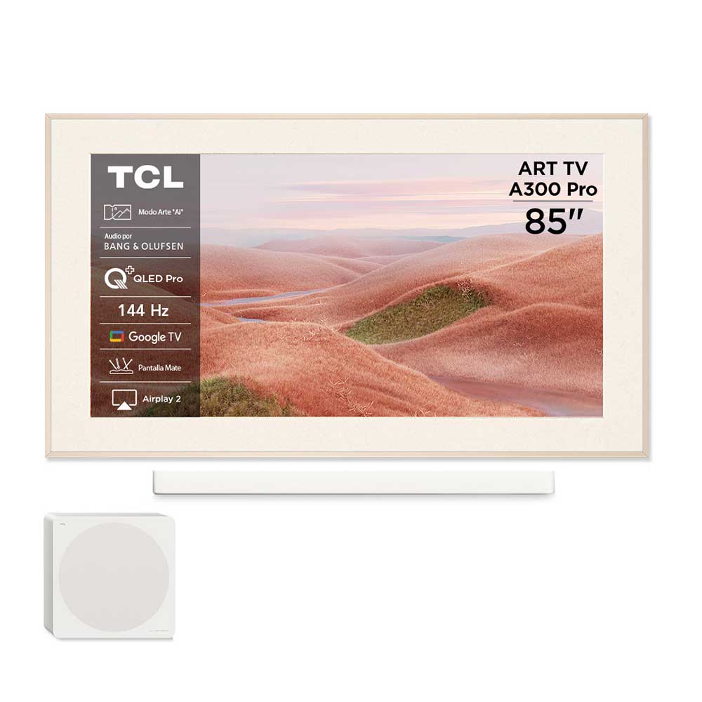 Smart TV QLED 85" TCL 4K UHD Google TV 85A300 PRO