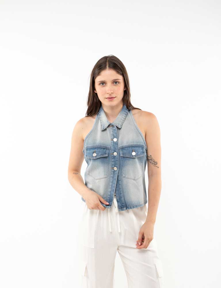 Blazer Femme Brigitte Saget Taille 46 - Bleu Classique En Très Bon état