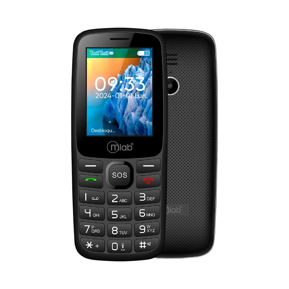 Telefono Senior MLAB 9387 4G 2.4&rdquo; Negro